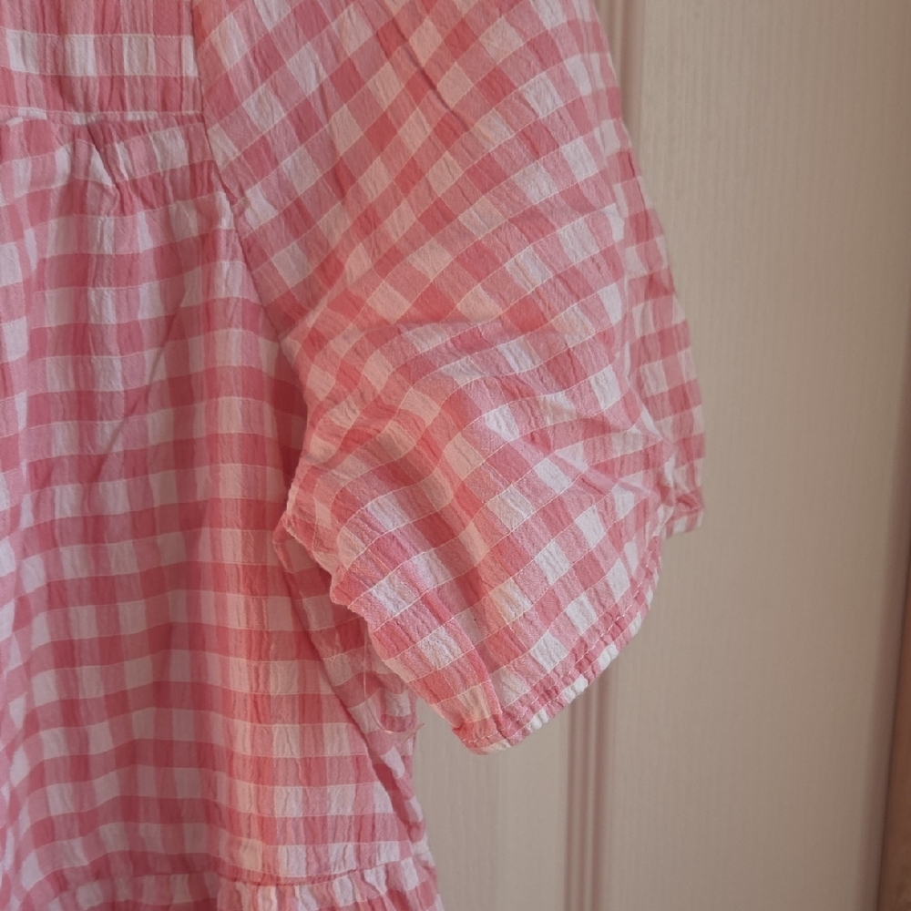beachlunchlounge Pink Gingham Dress - Picture 3 of 8